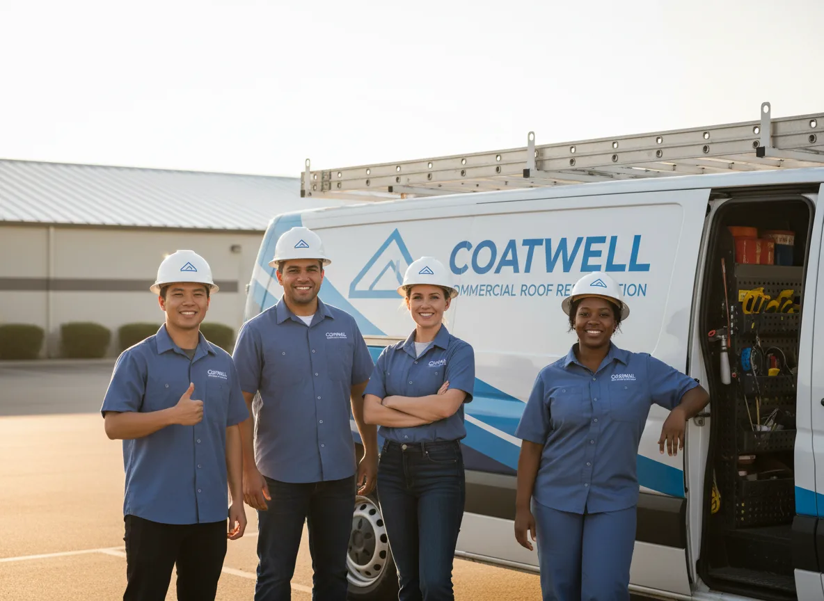Commercial roof coating company in Weinert, TX